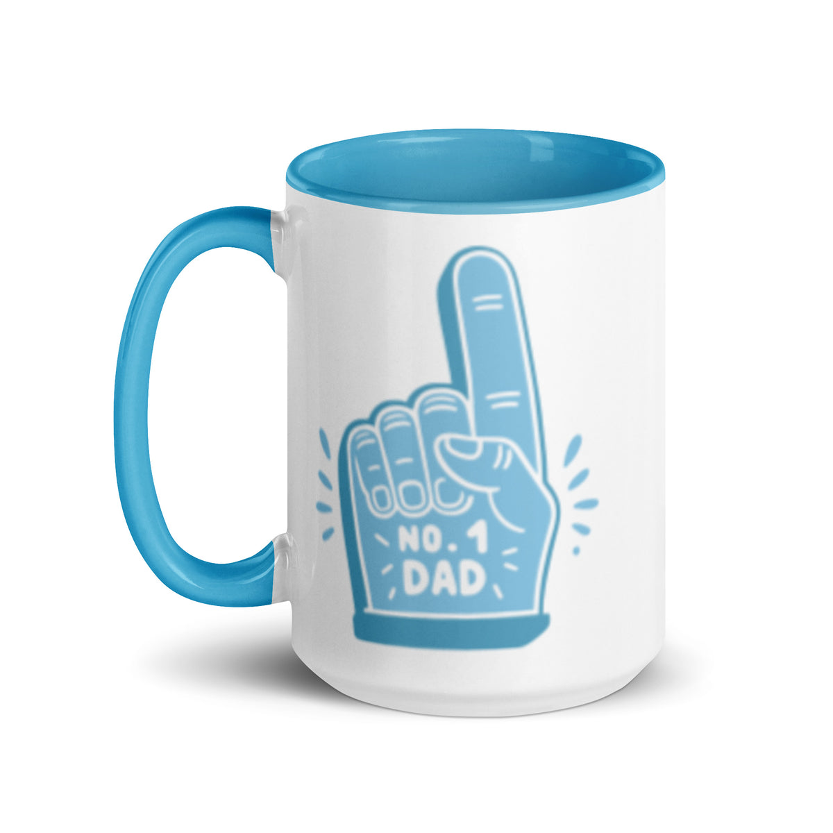 No. 1 Dad Mug | Foam Finger Ceramic Mug - Spinsterly Co