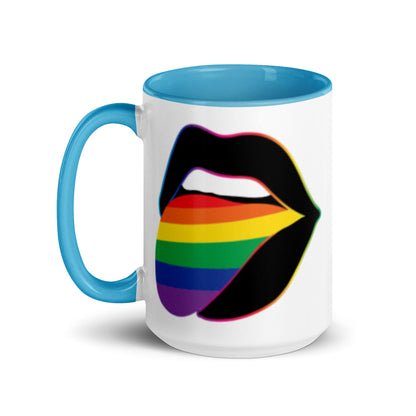 Pride Lips Mug | Rainbow LGBTQ+ Ceramic Mug - Spinsterly Co