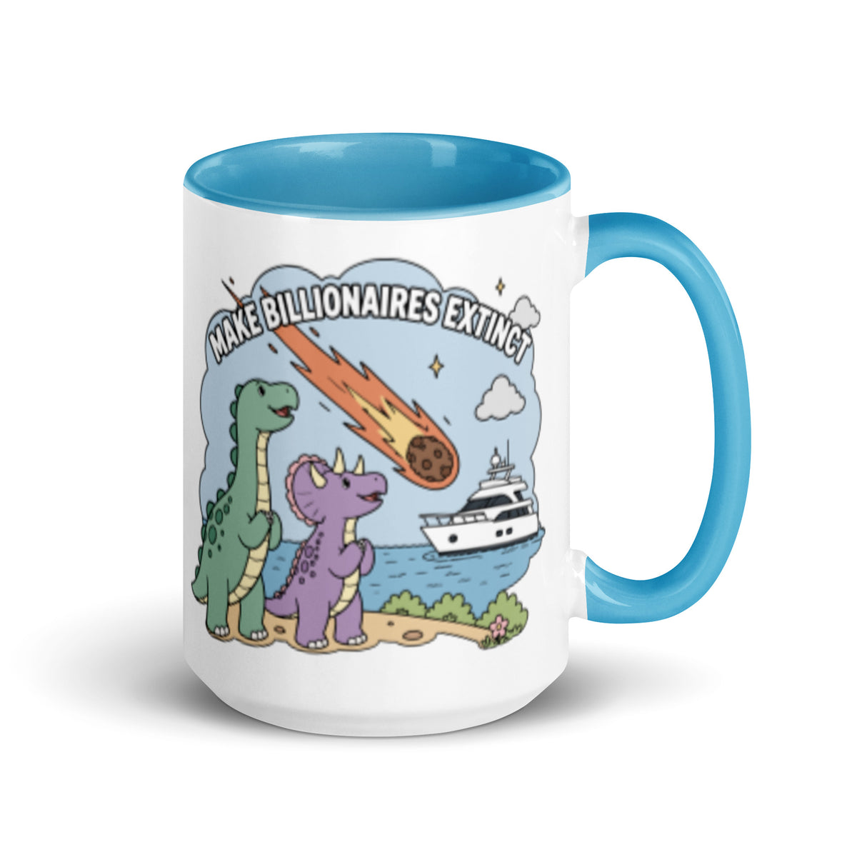 Make Billionaires Extinct Mug | Anti-Billionaire Statement Mug - Spinsterly Co
