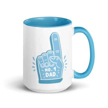 No. 1 Dad Mug | Foam Finger Ceramic Mug - Spinsterly Co