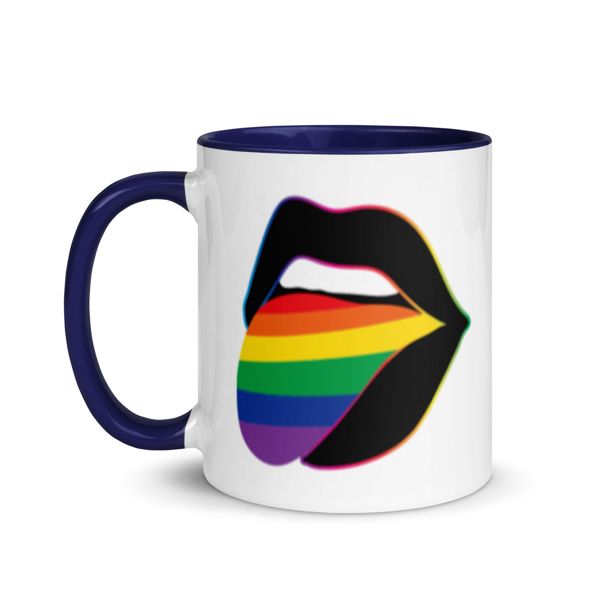 Pride Lips Mug | Rainbow LGBTQ+ Ceramic Mug - Spinsterly Co