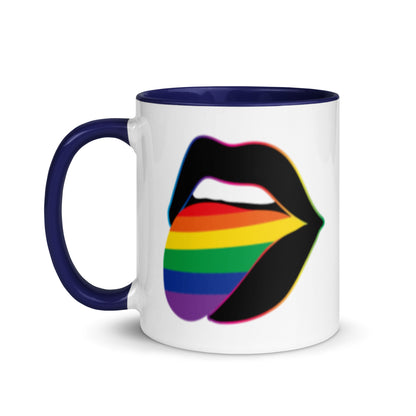 Pride Lips Mug | Rainbow LGBTQ+ Ceramic Mug - Spinsterly Co