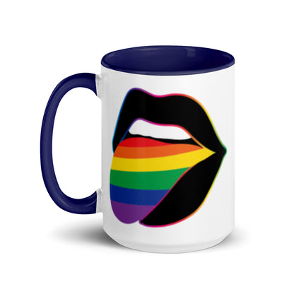 Pride Lips Mug | Rainbow LGBTQ+ Ceramic Mug - Spinsterly Co
