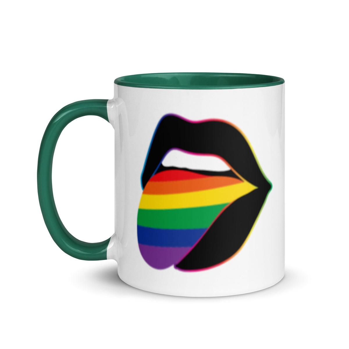 Pride Lips Mug | Rainbow LGBTQ+ Ceramic Mug - Spinsterly Co