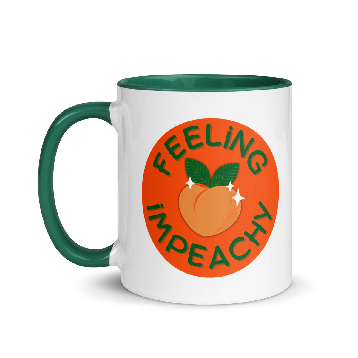 Feeling Impeachy Peach Political Accent Coffee Mug | Funny Activist Gift - Spinsterly Co