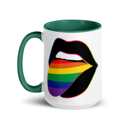 Pride Lips Mug | Rainbow LGBTQ+ Ceramic Mug - Spinsterly Co