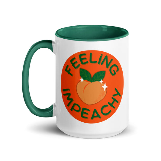 Feeling Impeachy Peach Political Accent Coffee Mug | Funny Activist Gift - Spinsterly Co