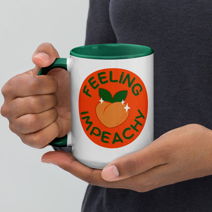 Feeling Impeachy Peach Political Accent Coffee Mug | Funny Activist Gift - Spinsterly Co