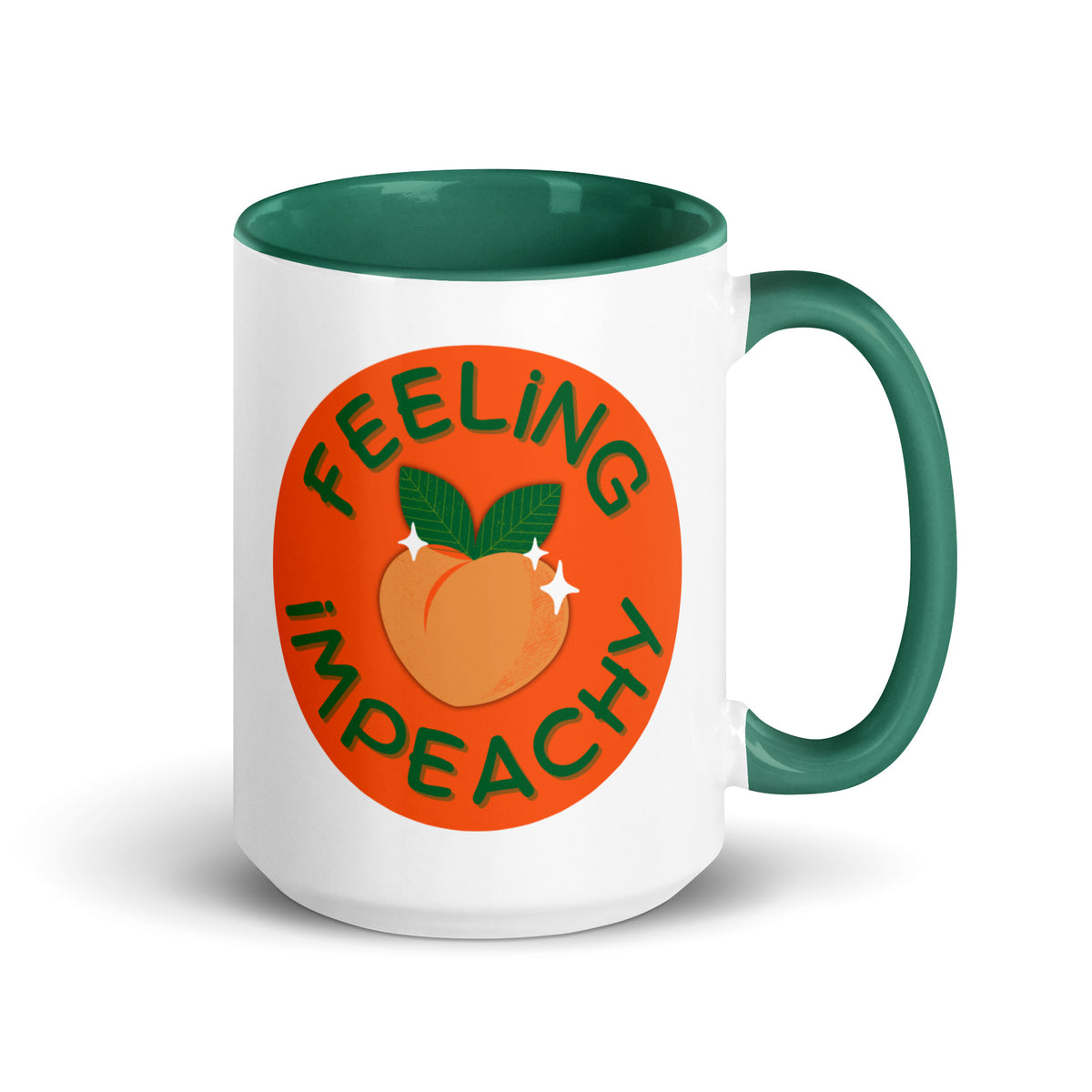 Feeling Impeachy Peach Political Accent Coffee Mug | Funny Activist Gift - Spinsterly Co