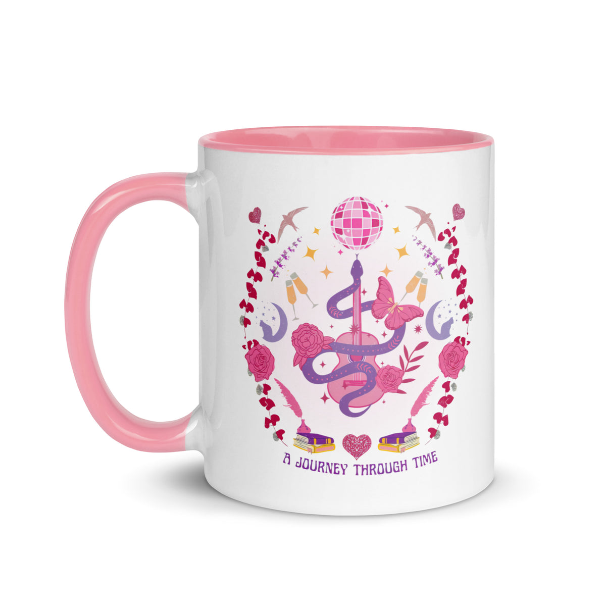 A Journey Through Time Pop Musical Era Coffee Mug | Fan Gift for Music Lovers - Spinsterly Co
