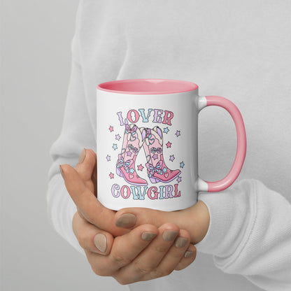 Lover Cowgirl Coquette Western Boot Accent Coffee Mug | Cute Country Gift for Her - Spinsterly Co