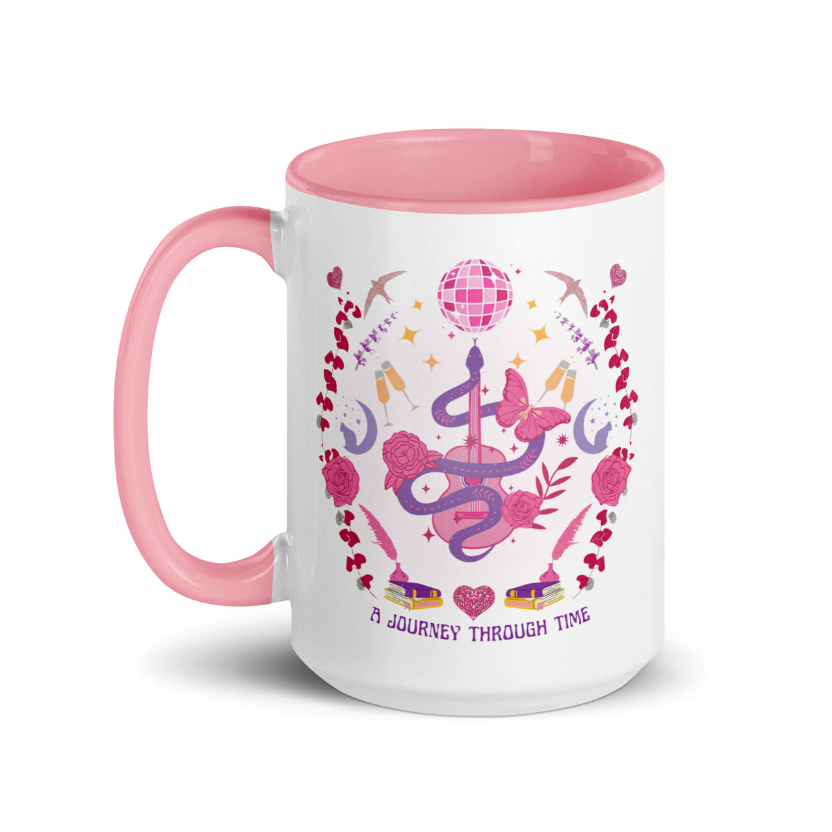 A Journey Through Time Pop Musical Era Coffee Mug | Fan Gift for Music Lovers - Spinsterly Co