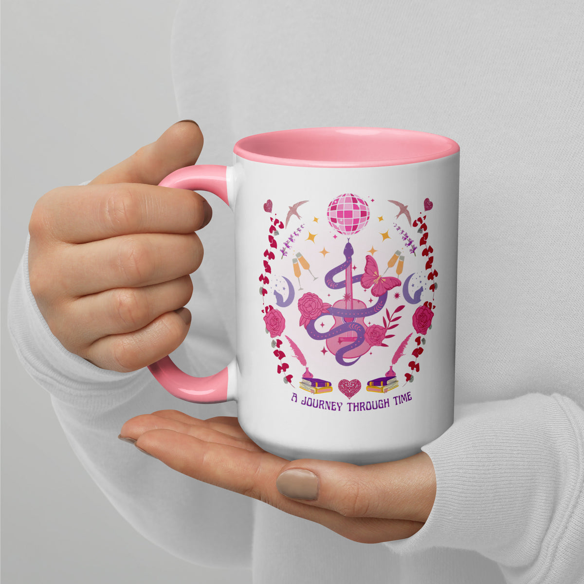 A Journey Through Time Pop Musical Era Coffee Mug | Fan Gift for Music Lovers - Spinsterly Co