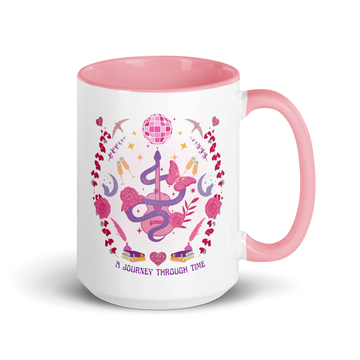 A Journey Through Time Pop Musical Era Coffee Mug | Fan Gift for Music Lovers - Spinsterly Co
