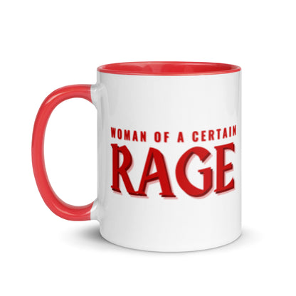 Woman of a Certain Rage Accent Coffee Mug | Feminist Empowerment Red Interior Gift - Spinsterly Co