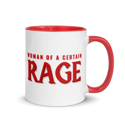 Woman of a Certain Rage Accent Coffee Mug | Feminist Empowerment Red Interior Gift - Spinsterly Co