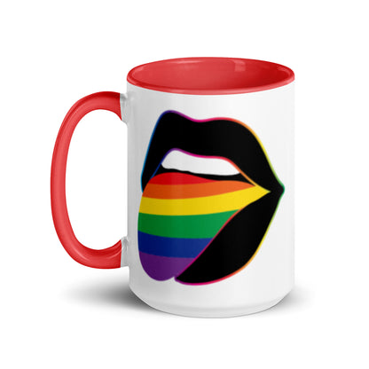 Pride Lips Mug | Rainbow LGBTQ+ Ceramic Mug - Spinsterly Co