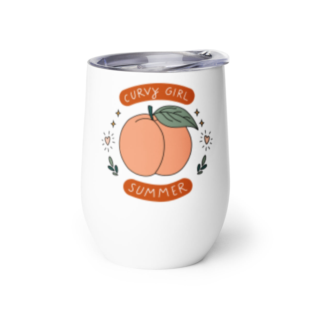 Curvy Girl Summer Wine Tumbler | Body-Positive Insulated Stemless Cup - Spinsterly Co