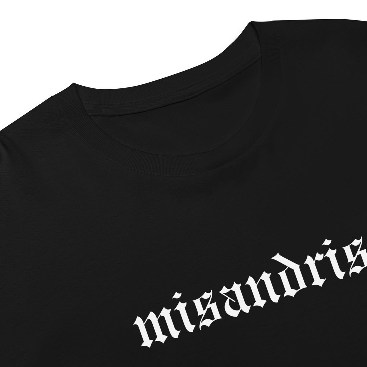 Misandrist Gothic Women's Crop Top | Feminist Statement - Spinsterly Co
