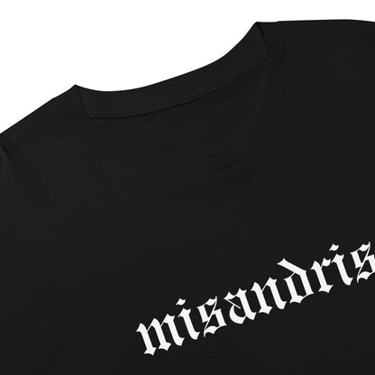 Misandrist Gothic Women's Crop Top | Feminist Statement - Spinsterly Co