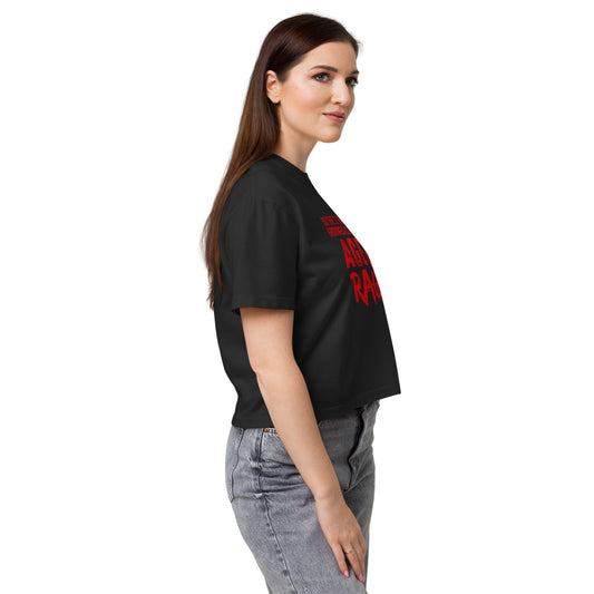 Age & Rage Feminist Women's Boxy Tee | Empowerment Crop Tee - Spinsterly Co