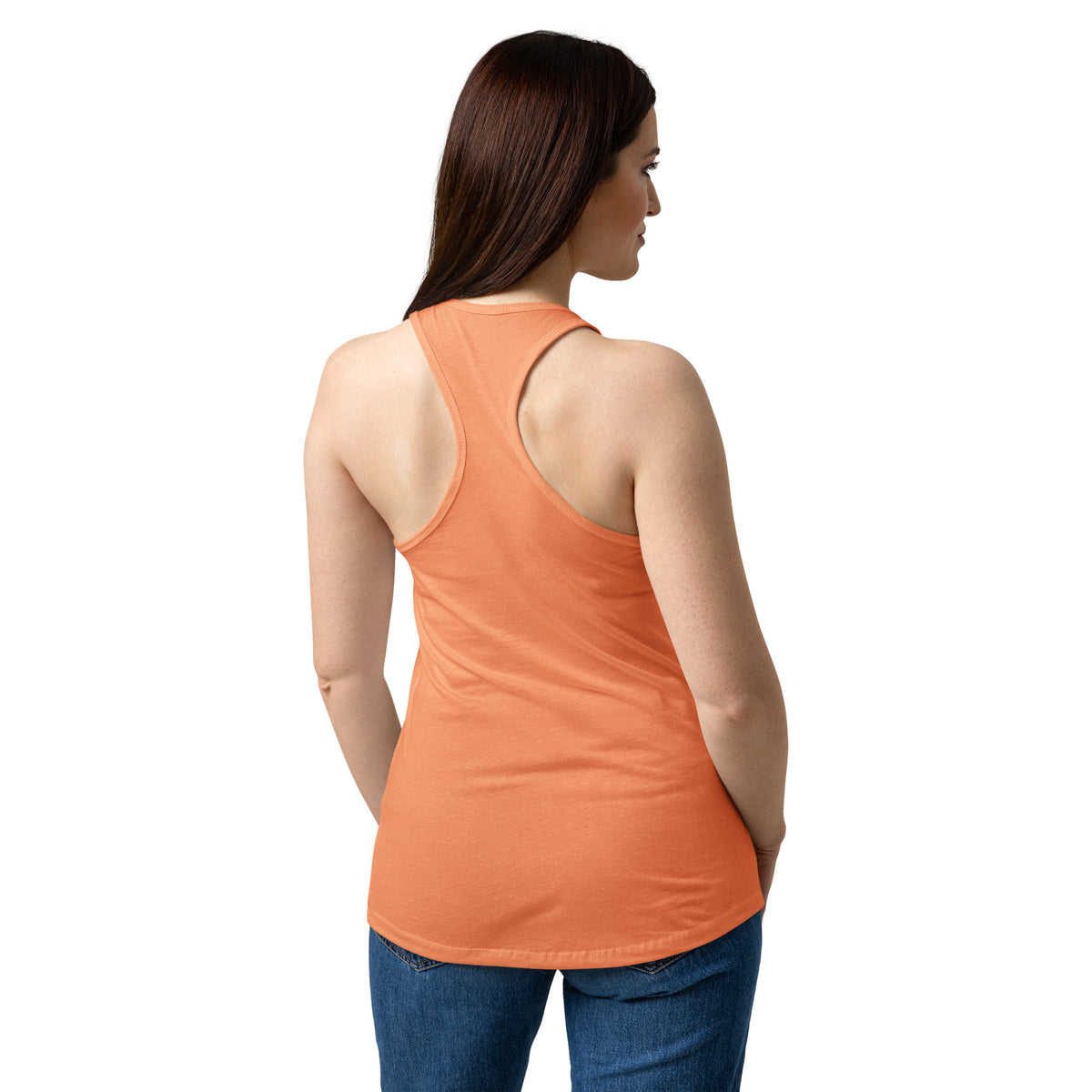 Curvy Girl Summer Racerback Tank — Body-Positive Graphic Tank Top - Spinsterly Co