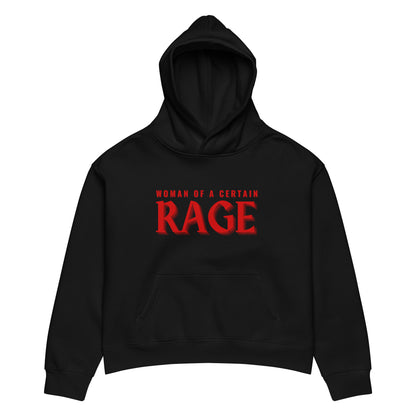 Woman of a Certain Rage Pullover Hoodie | Feminist Statement Graphic Hoodie - Spinsterly Co