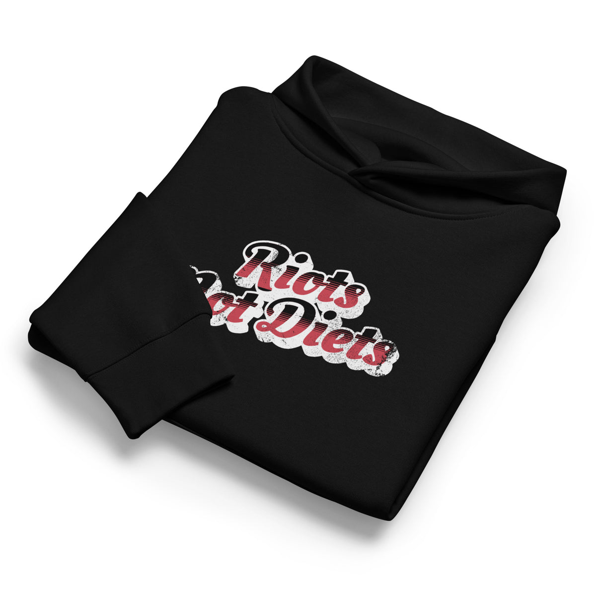 Riots Not Diets Pullover Hoodie | Feminist Body Liberation Graphic Hoodie - Spinsterly Co